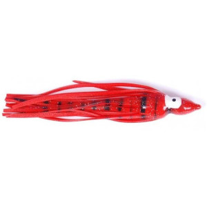 Bläckfisk röd/svart 9cm, 3-pack