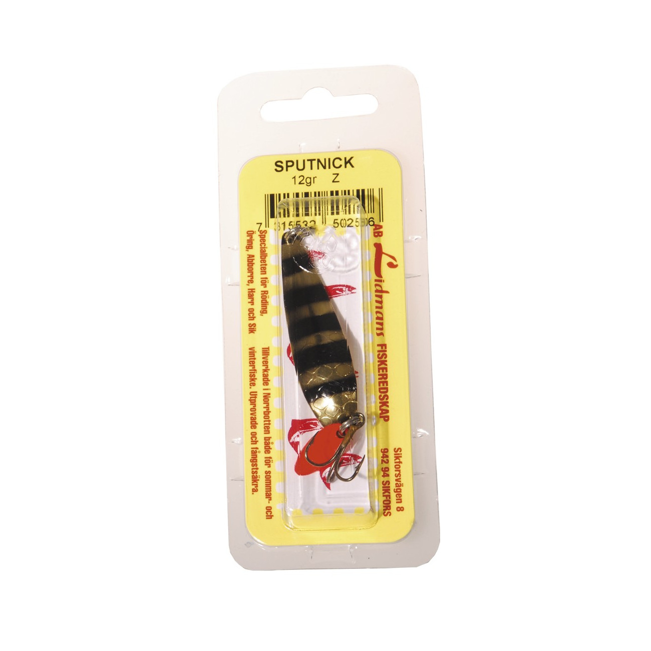 Köp Lidmans Sputnick, Zebra, online på Miekofishing.se!