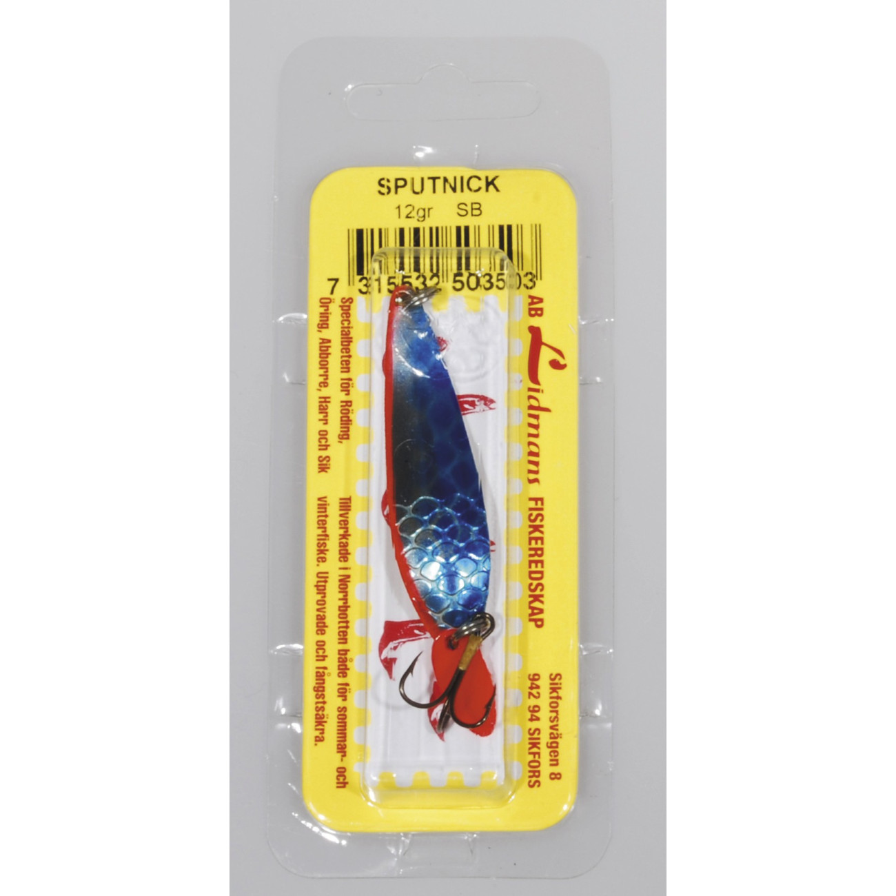 Köp Lidmans Sputnick, Blå/Silver, online på Miekofishing.se!