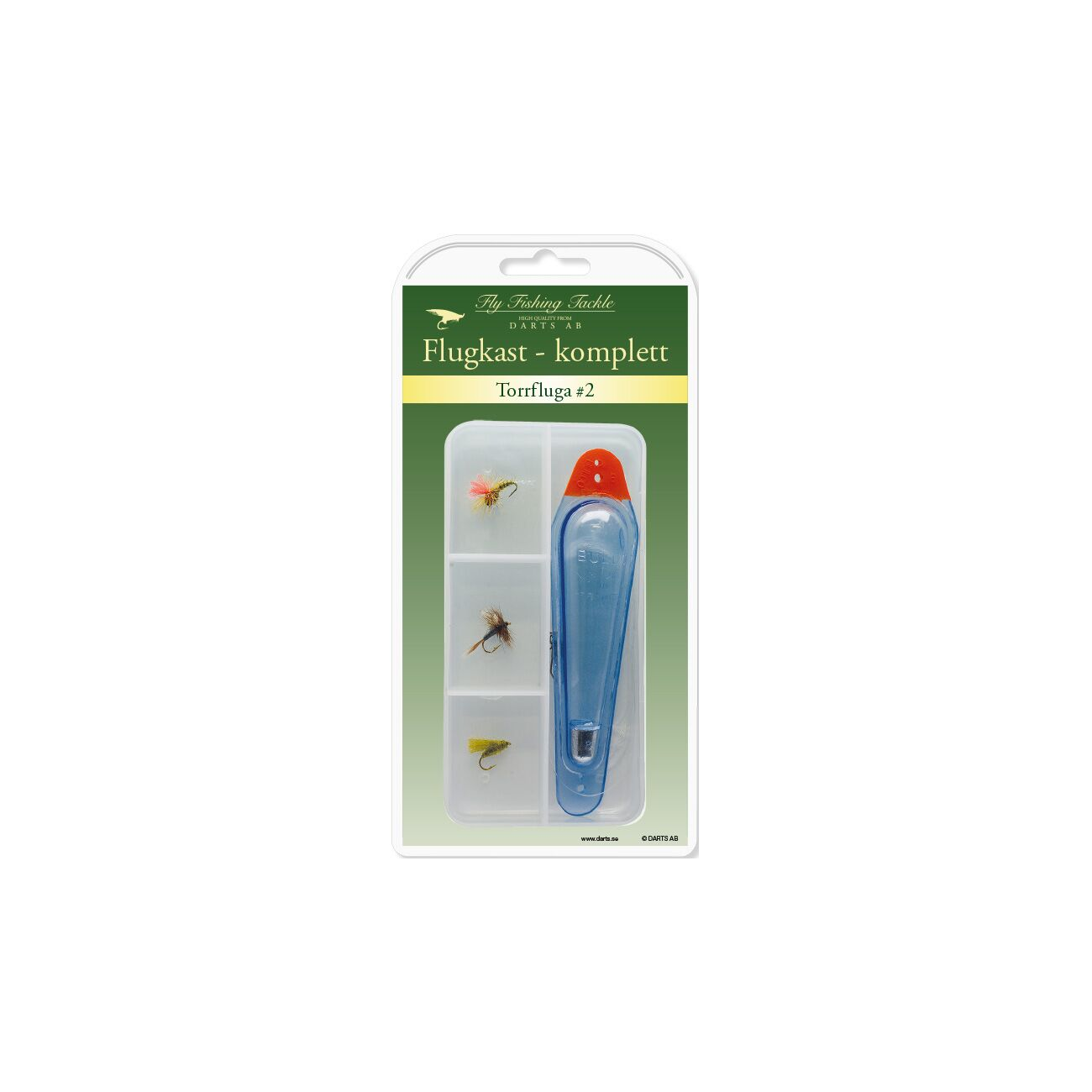 Köp Flugkast Komplett Torrfluga 2, online på Miekofishing.se!