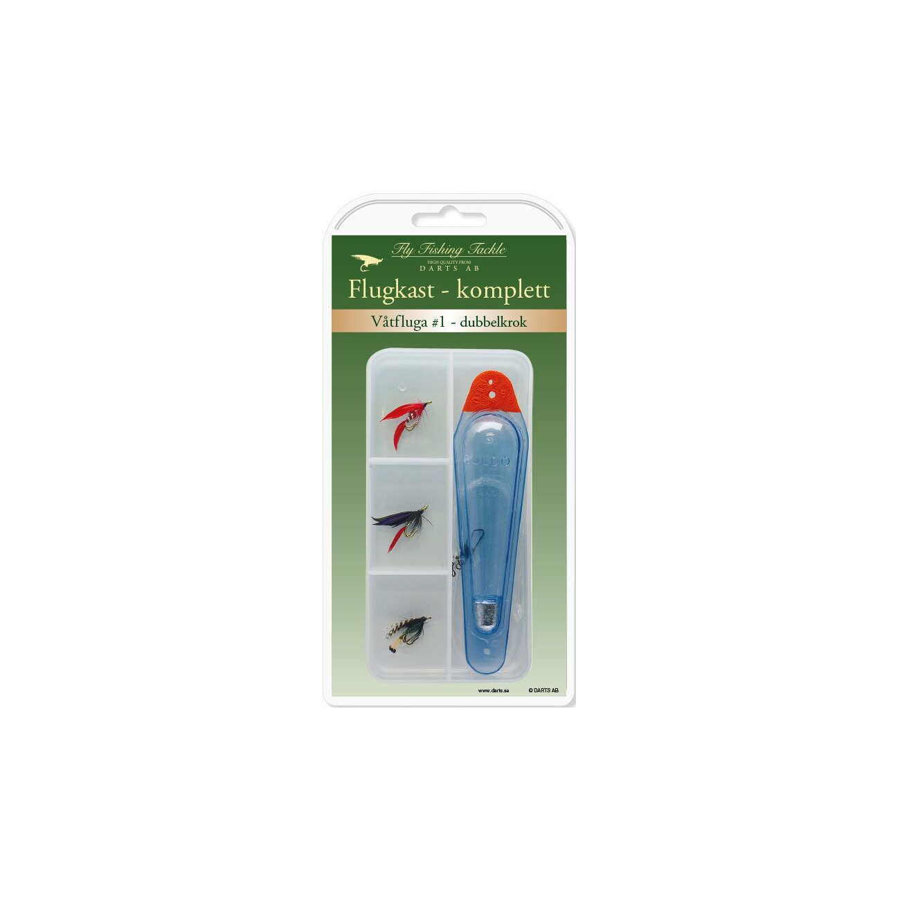 Köp Flugkast Komplett Våtfluga dubbelkrok 1, online på Miekofishing.se
