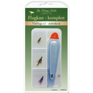 Köp Flugkast Komplett Våtfluga dubbelkrok 2, online på Miekofishing.se