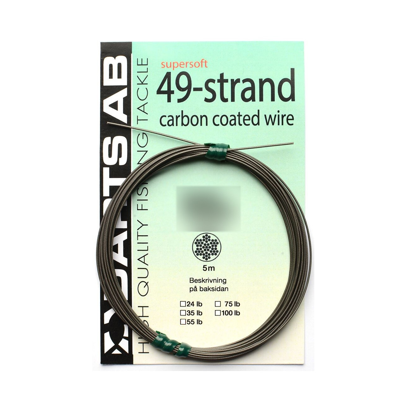 Köp Darts 49-strand Coated Wire 45,3 kg, online på Miekofishing.se!