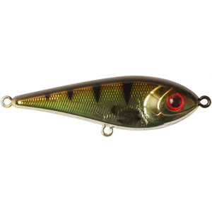 Köp Tiny Buster Jerkbait 6,5 cm - Metallic Perch, på Miekofishing.se!