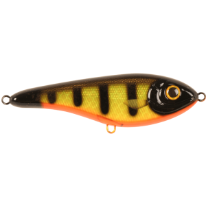 Köp Buster Jerk Shallow Runner 15 cm - Black Okiboji Perch, på Miekofishing.se!