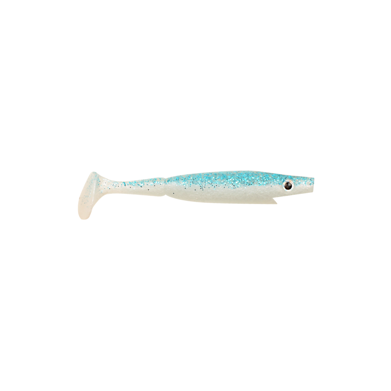 Köp Strike Pro Piglet Shad 10 cm - Baby Blue Shad, på Miekofishing.se!