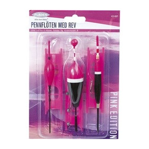 Köp Fladen Pennflöten med rev, 3-pack Rosa, online på Miekofishing.se!