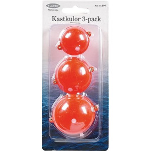 Köp Fladen Kastkulor 3-pack - Röd, online på Miekofishing.se!