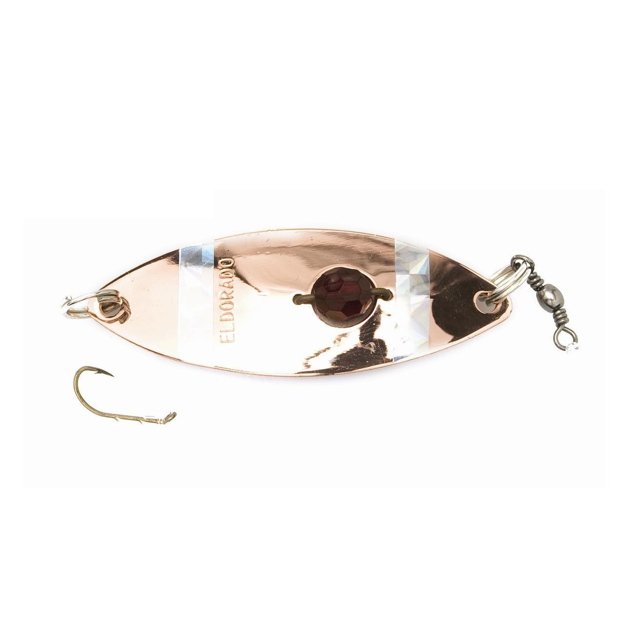 Eldorado rödingblänke 70 mm, Koppar/pärla