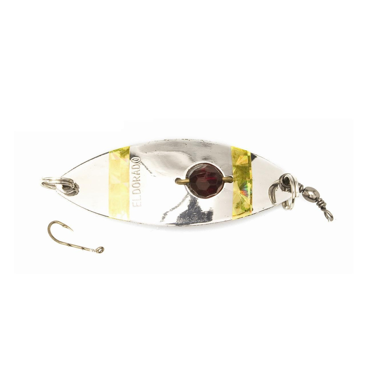 Eldorado rödingblänke 70 mm, Silver/pärla