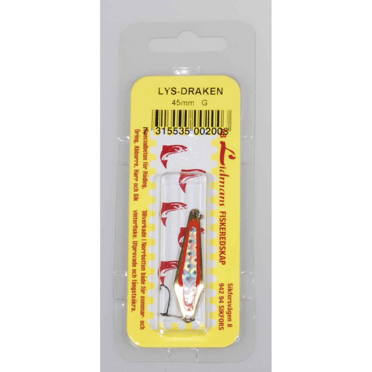 Köp Lysdraken 55mm - Guld, online på Miekofishing.se!