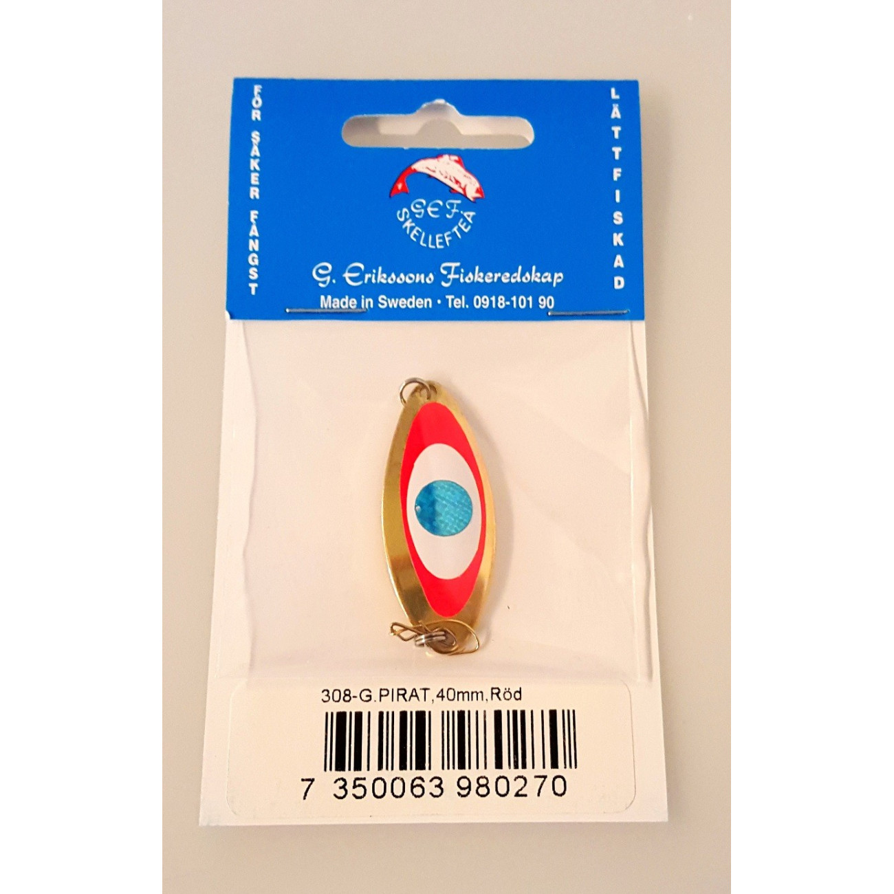 Köp G. Erikssons rödingblänke Pirat - Guld online på Miekofishing.se!