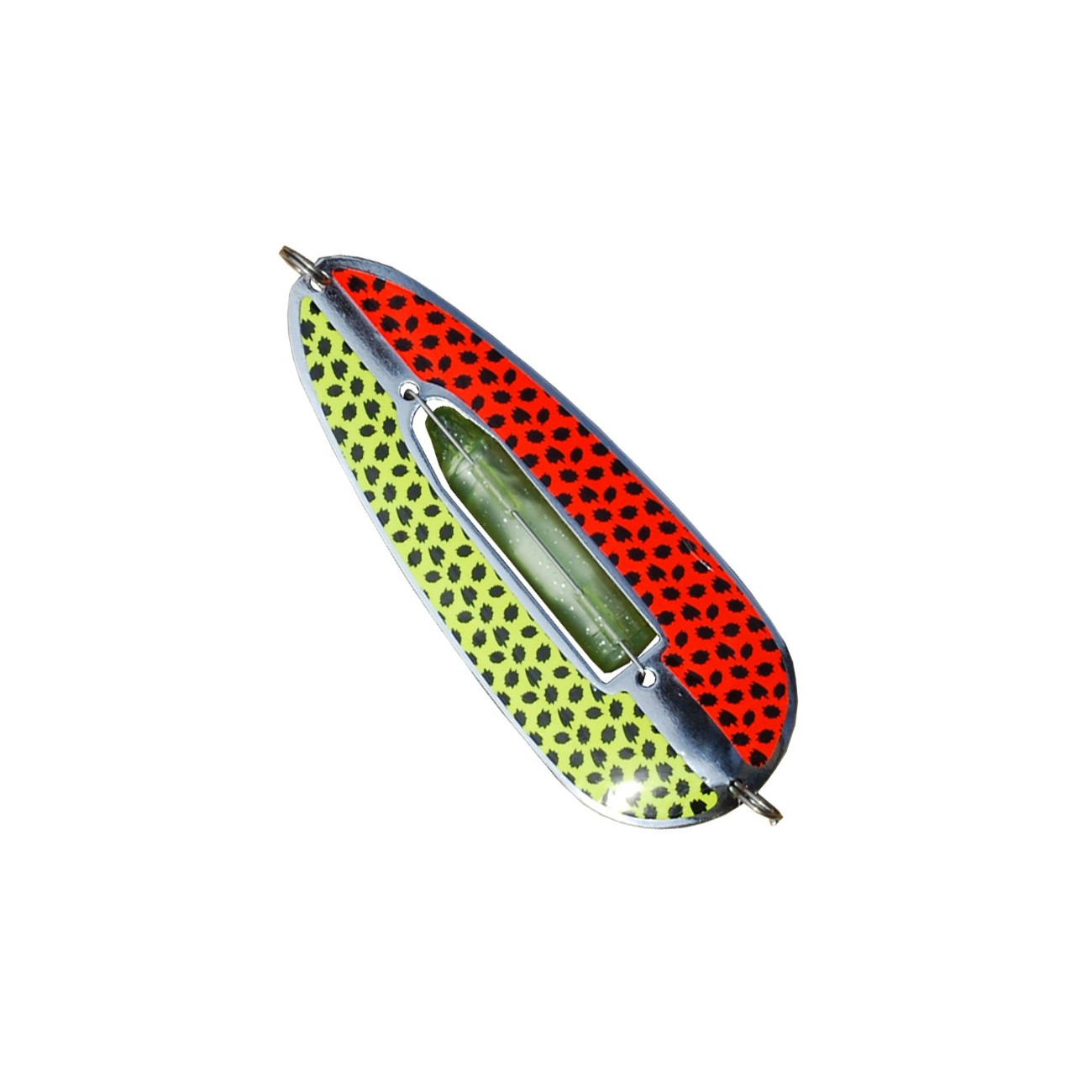 Köp Wiggler Muskus 114mm - Silver/Röd/Gul online på Miekofishing.se!