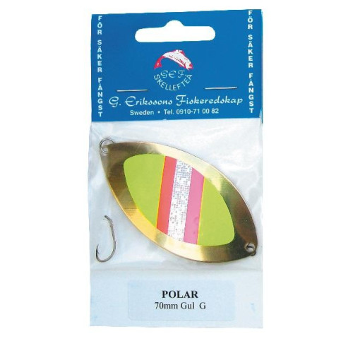 Köp 373-G POLAR 70mm GULD/Gul - Rödingblänke på MiEKOfishing.se!