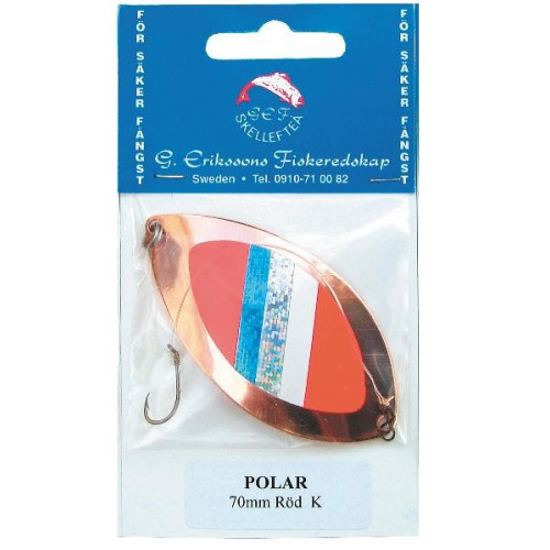Köp 372-K POLAR 70mm KOPPAR/Röd - Rödingblänke på MiEKOfishing.se!