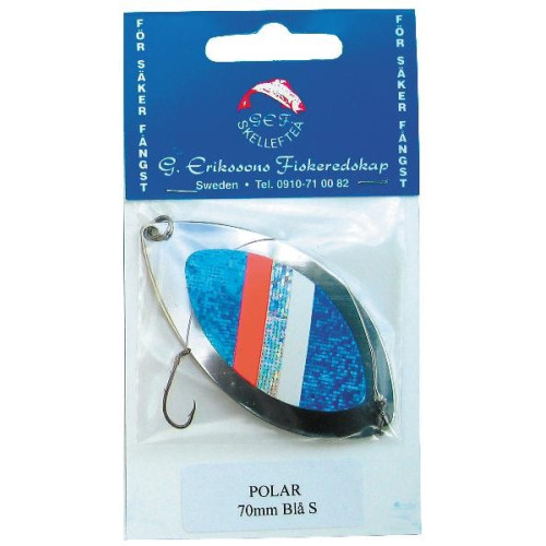 Köp 374-S POLAR 70mm SILVER/Blå - Rödingblänke på MiEKOfishing.se!