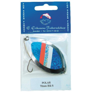 Köp 374-S POLAR 70mm SILVER/Blå - Rödingblänke på MiEKOfishing.se!