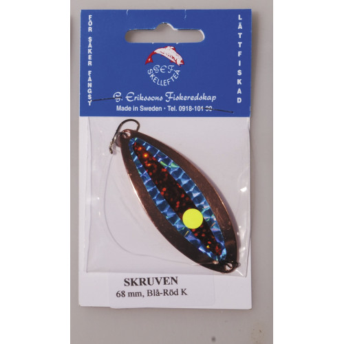 Köp 257-K SKRUVEN 68mm Koppar Blå/Röd på MiEKOfishing.se!