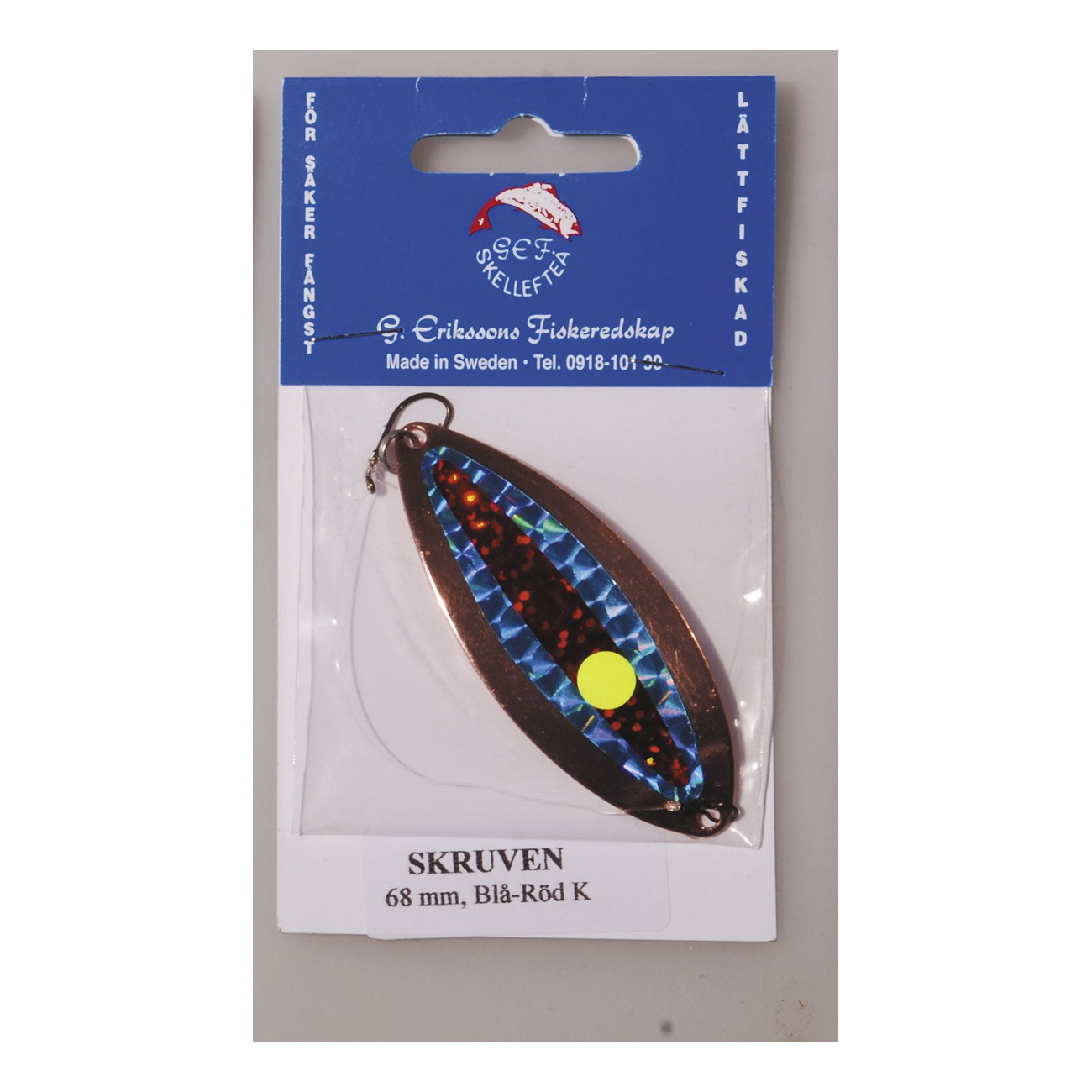 G. Erikssons Skruven 68 mm - Koppar/Blå/Röd