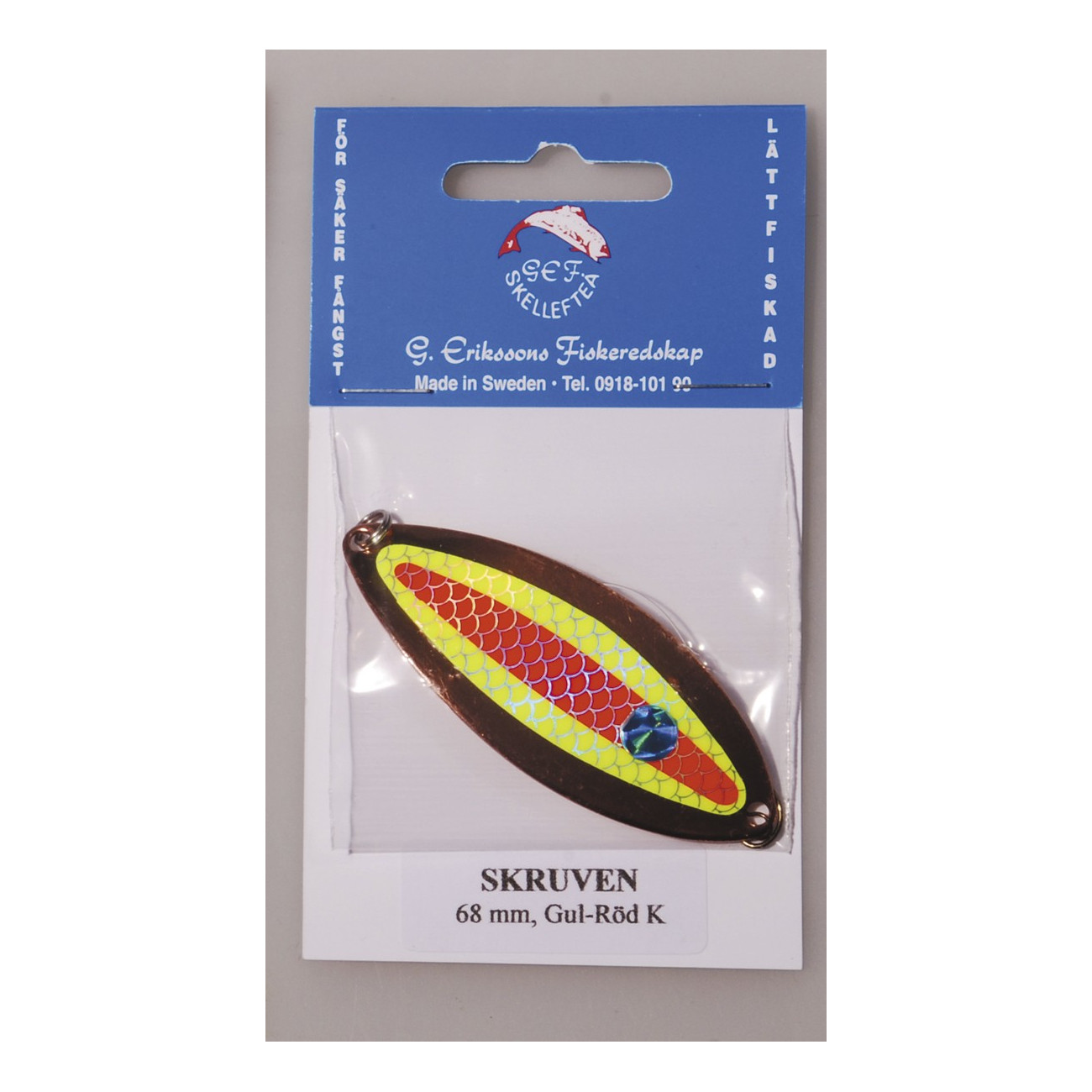 G. Erikssons Skruven 68 mm - Koppar/Gul/Röd