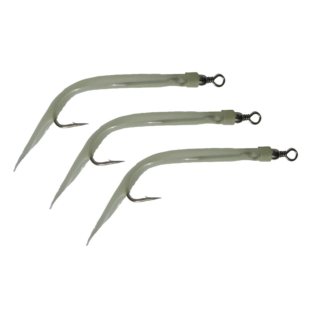 Köp Wiggler Gummimakk Riggad 4/0 - Natural lys, online på Miekofishing.se!