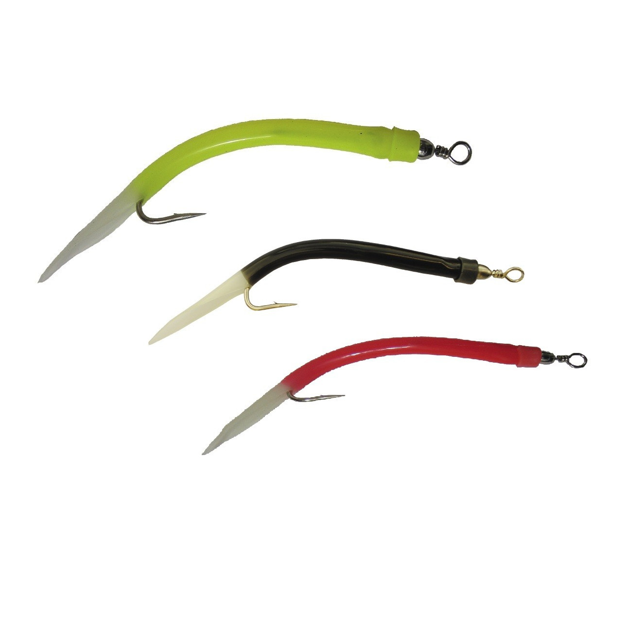 Köp Wiggler Gummimakk Riggad 6/0 - Mix lys, online på Miekofishing.se!