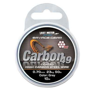 Köp Savage Gear Carbon49 Wire 10m 0,70mm, på Miekofishing.se!