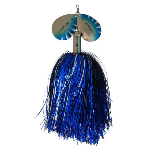 Köp EFFZETT Pike Rattlin' Spinner 40g - Silver/Blue, på Miekofishing.se!