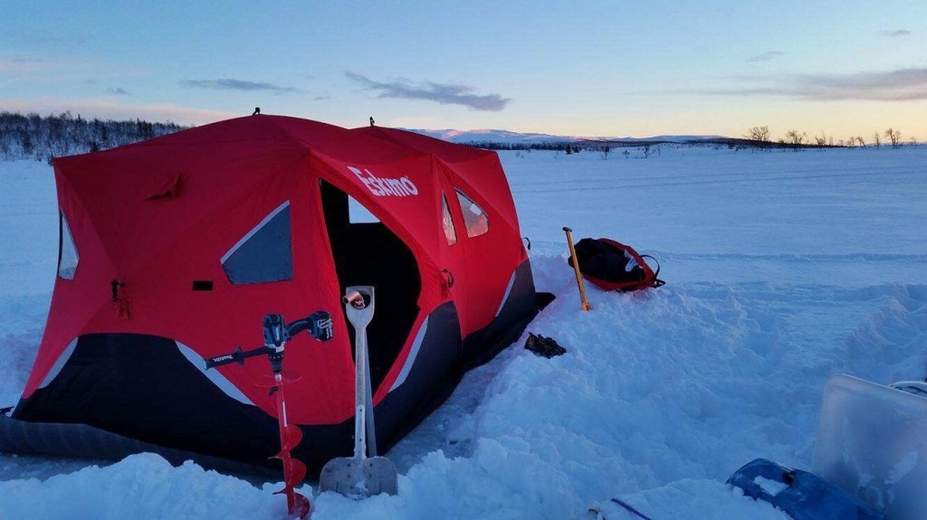 Test av Eskimo Vintertält Miekofishing.se Köp Eskimo Fatfish 9416 Insulated Isfisketält, online på